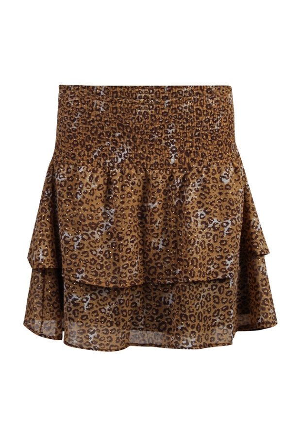 W60555/Smock rok camel 