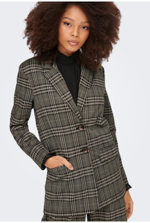 JDY 15272400 Cobblestone/BIG CHECK - YELLOW  202135003