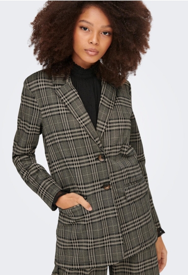 JDY 15272400 Cobblestone/BIG CHECK - YELLOW  202135003