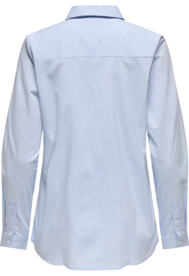 15149877 Cashmere Blue/SMALL WHITE STRIPES 