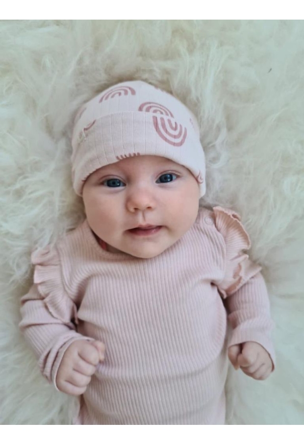W80316/Hattie aop LICHT ROSE