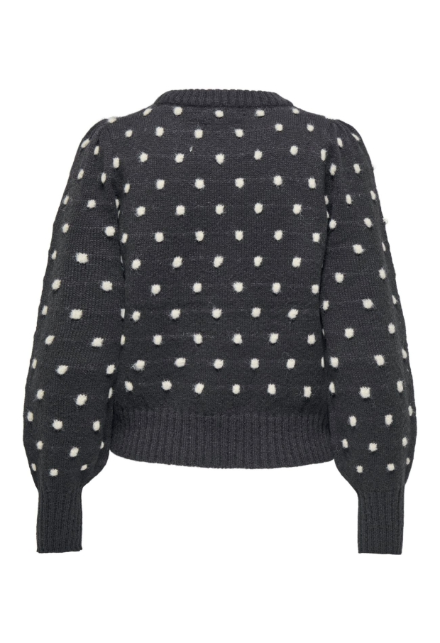 15304813 Dark Grey Melange/W. BLACK POMPOM