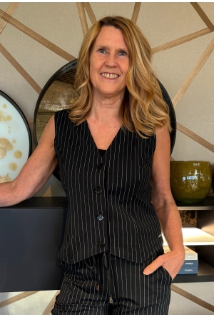 Mi Piace 202294 pinstripe zwart  zwart 