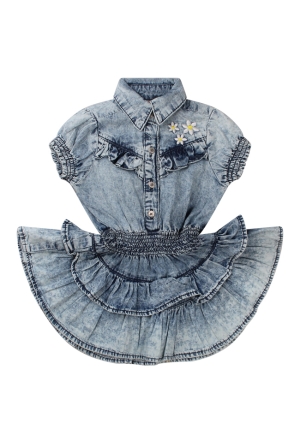 Bakkaboe Z90149/3015701 Bleached dnm  80.BLEACHEDDENIM.S25