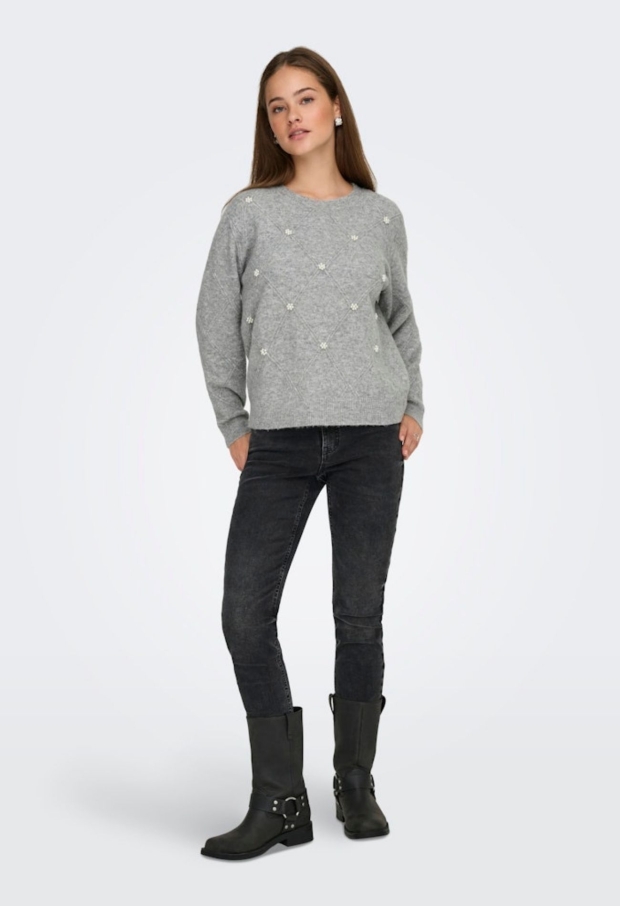 15362398 Light Grey Melange/DARK BLUE JAQUAR
