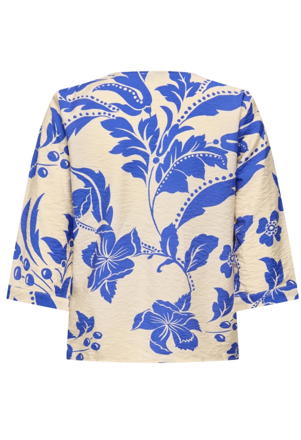 15366409 Creme/35-01-26 DAZZLING BLUE FLOWER 