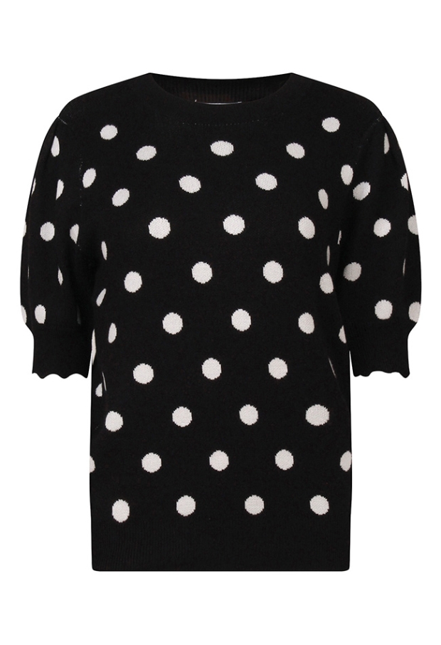 Z10492/Tinny dot zwart 