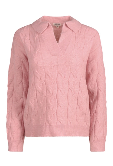 Citylife Dames Truien roze W20469/LW00845 Citylife Dames Truien roze W20469/LW00845