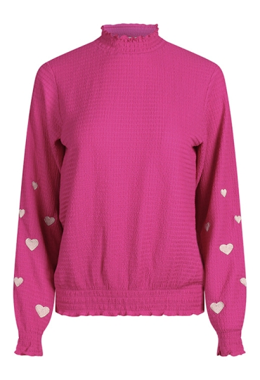 Citylife Dames Shirts & Tops roze W20567/Mieke Citylife Dames Shirts & Tops roze W20567/Mieke