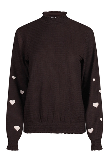Citylife Dames Shirts & Tops bruin W20567/Mieke Citylife Dames Shirts & Tops bruin W20567/Mieke