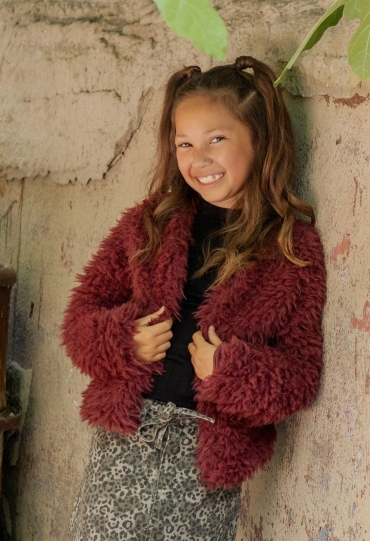 D-zine Meisjes Vesten rood W20241/Lora D-zine Meisjes Vesten rood W20241/Lora