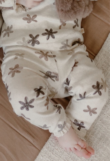 Bakkaboe new born meisjes Bakkaboe  ECRU MELEE