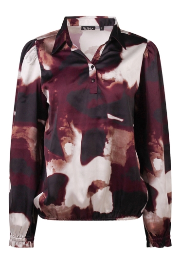 So Soire Dames Blouses & Tunieken rood W20509/Catootje So Soire Dames Blouses & Tunieken rood W20509/Catootje