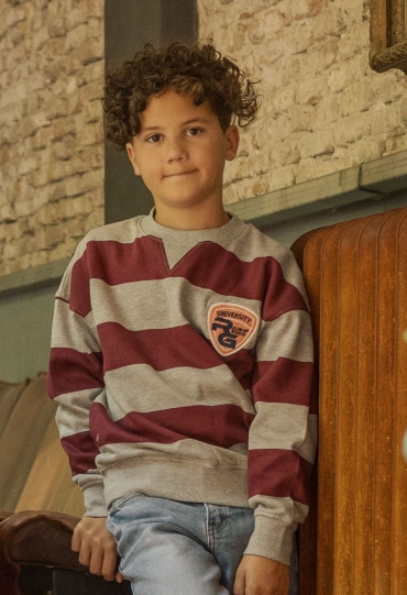 Ravagio Jongens Sweaters rood W20277/Boef Ravagio Jongens Sweaters rood W20277/Boef