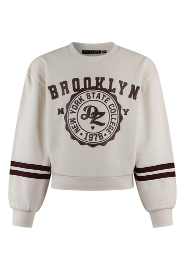 D-zine Dames Sweaters ecru W20127/Belinay D-zine Dames Sweaters ecru W20127/Belinay