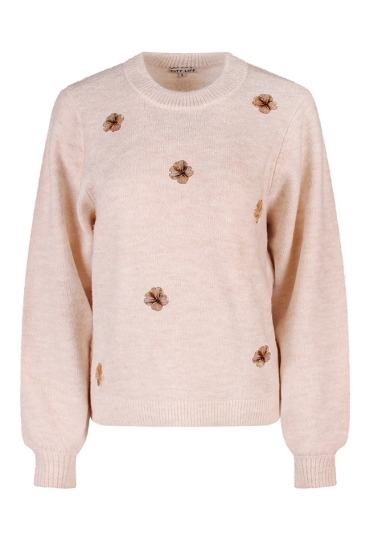 Citylife Dames Truien ecru W20450/Fleur Citylife Dames Truien ecru W20450/Fleur