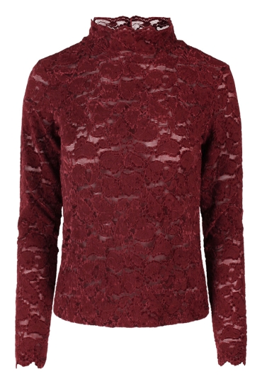 Lizzi Lou Dames Shirts & Tops rood W20455/Mira Lizzi Lou Dames Shirts & Tops rood W20455/Mira
