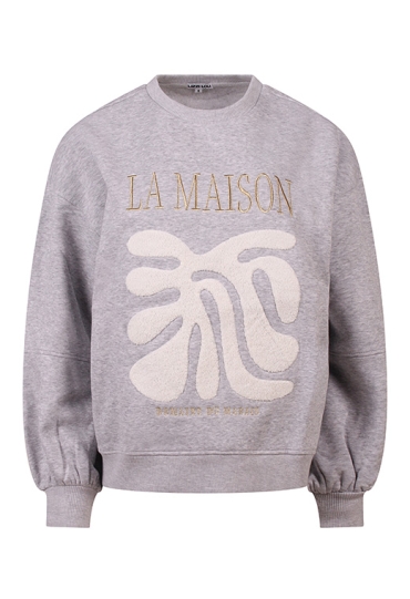 Lizzi Lou Dames Sweaters grijs W20457/Claartje Lizzi Lou Dames Sweaters grijs W20457/Claartje
