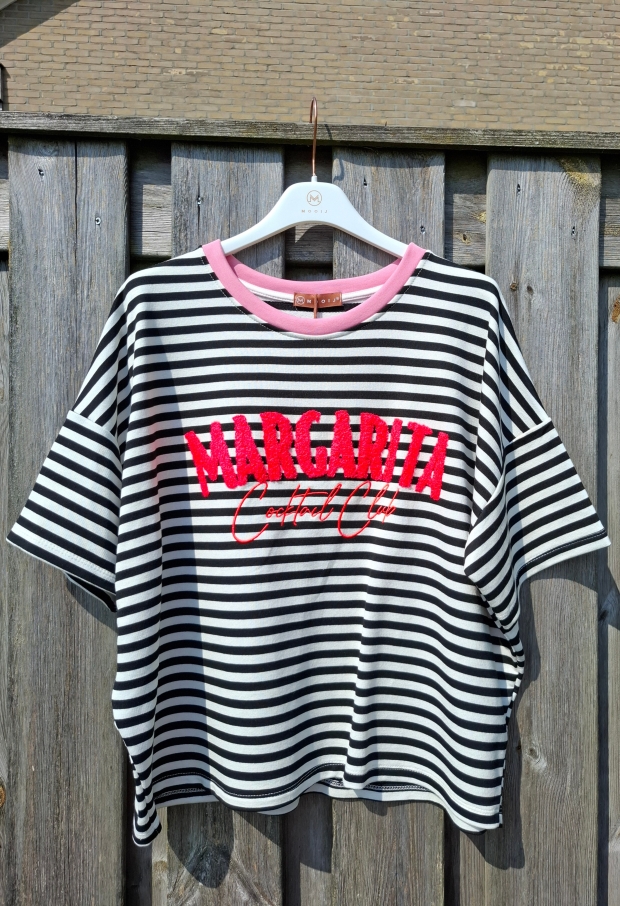 Streep t-shirt margarita marine