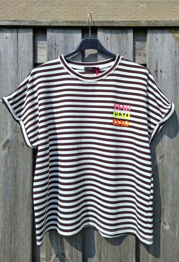 Streep t-shirt ciao Bruin 