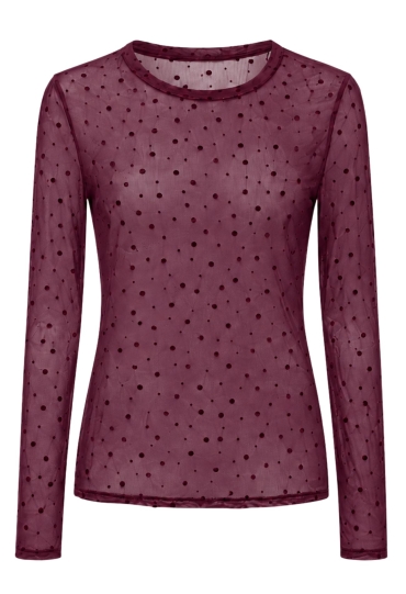 Iz Naiz Dames Shirts & Tops rood 25390 Iz Naiz Dames Shirts & Tops rood 25390