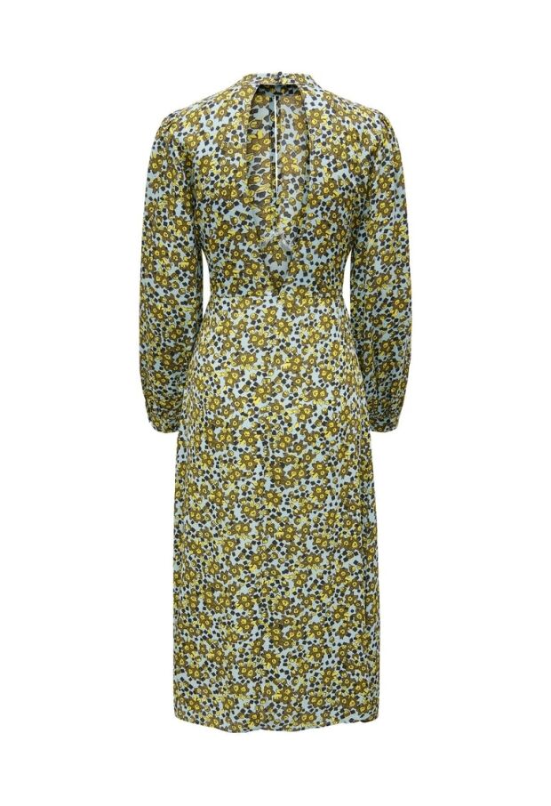 15262990 Ashley Blue/DARK OLIVE FLOWERS & SQ