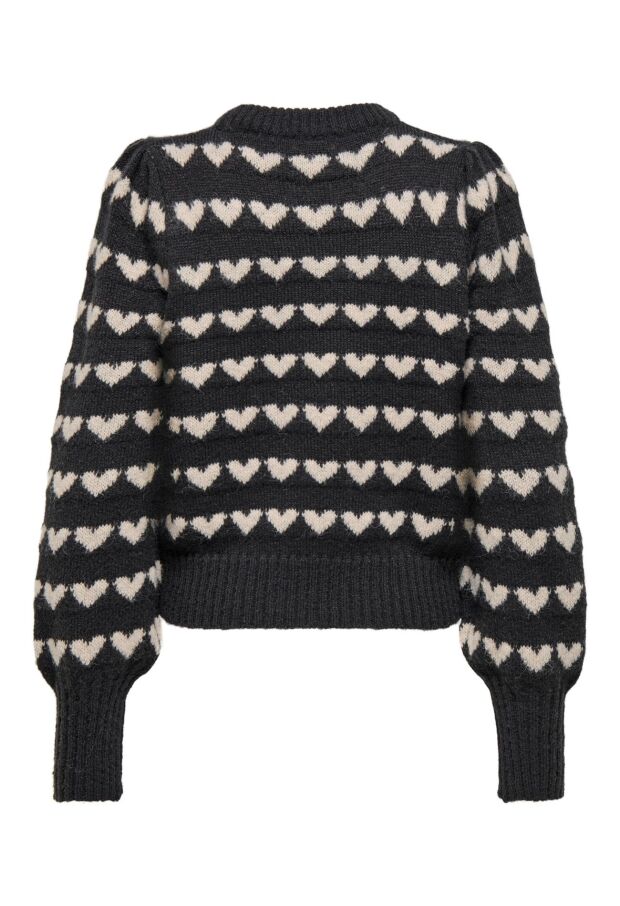 15304813 Dark Grey Melange/W. CEMENT HEARTS