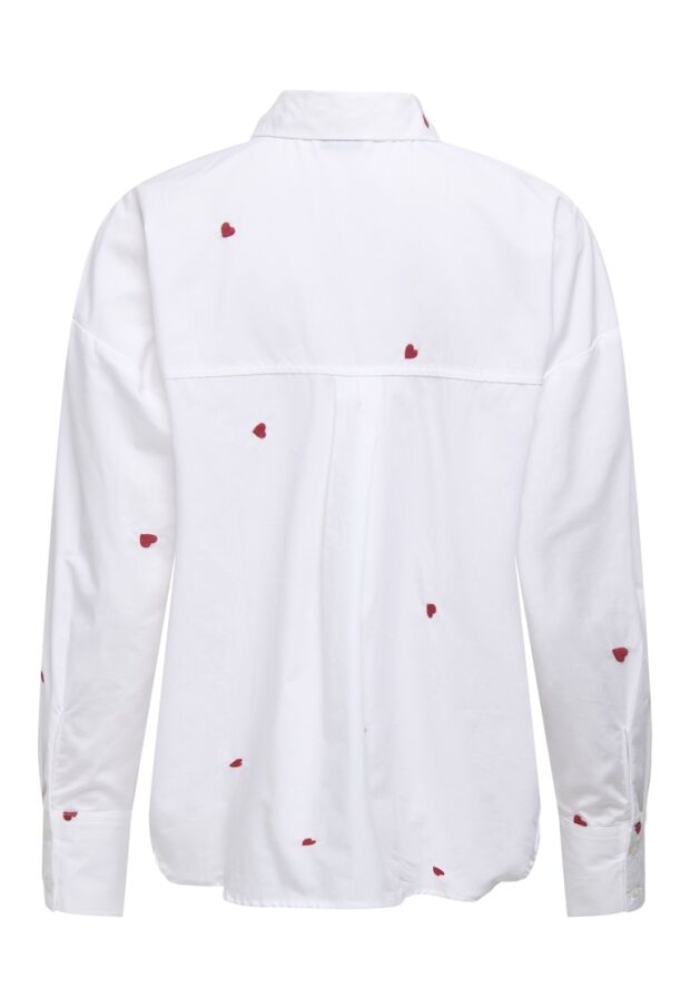 15330490 White/HEART EMBROIDERY 