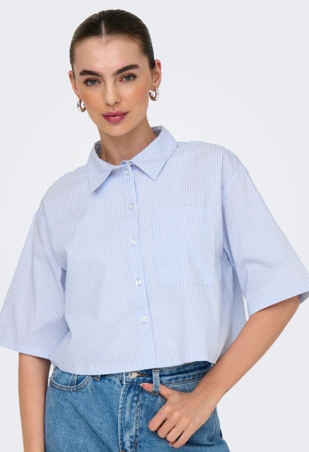 15347618 Cashmere Blue/SMALL WHITE STRIPES 