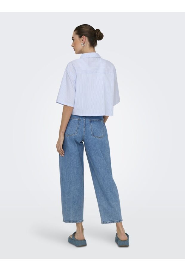 15347618 Cashmere Blue/SMALL WHITE STRIPES 