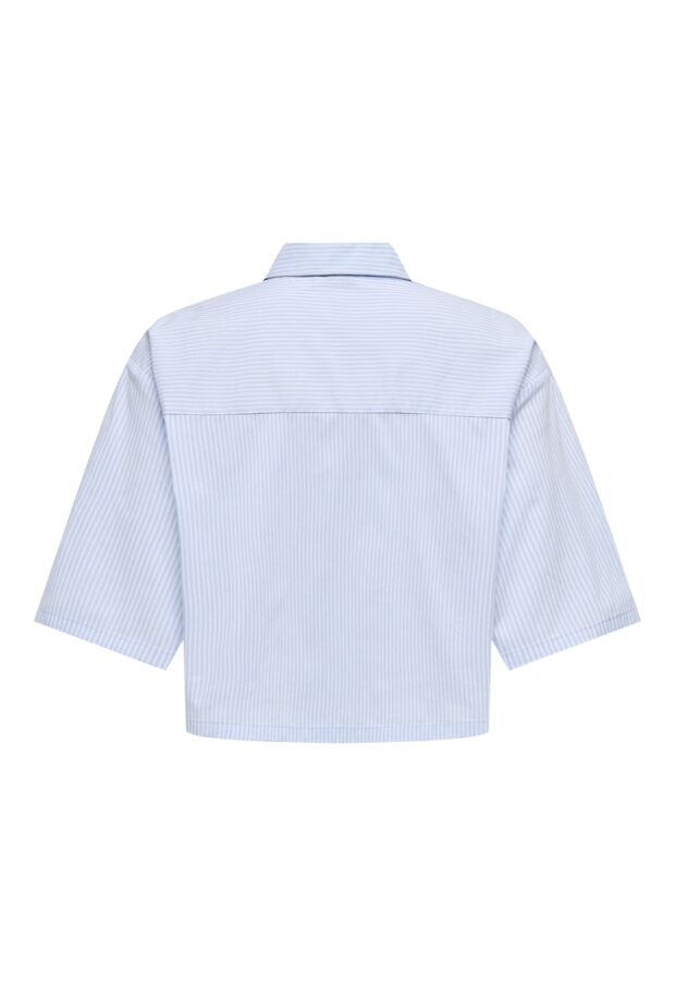 15347618 Cashmere Blue/SMALL WHITE STRIPES 