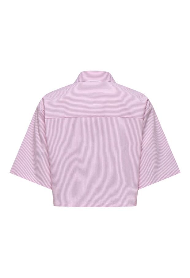 15347618 Shocking Pink/SMALL WHITE STRIPES 