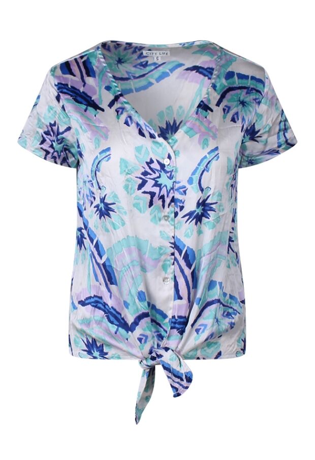 Z90571/Flory crinkle Jade 