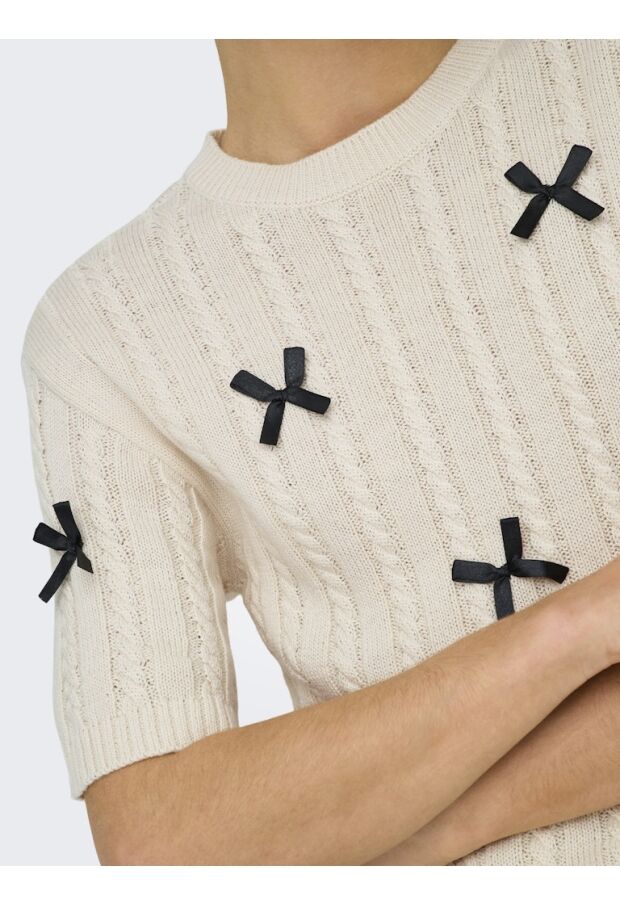 15360916 Birch/WITH BLACK BOWS 