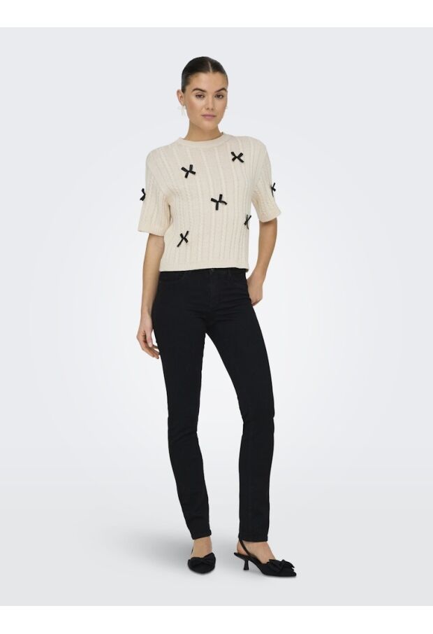 15360916 Birch/WITH BLACK BOWS 