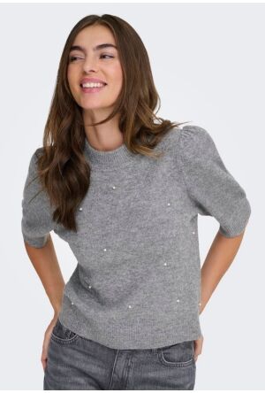 JDY 15342271 Medium Grey Melange/W. WHITE PEARLS  179075003