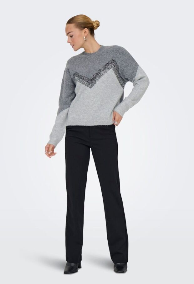 15360123 Dark Grey Melange/W LGM/ BLACK SEQU