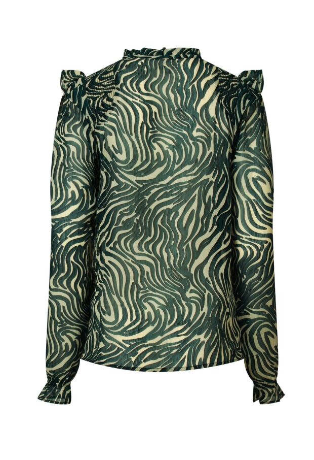 W10537/Ysra ruffle smaragd