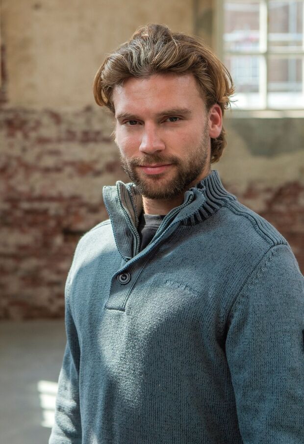 W10439/Tarmand men grijsblauw