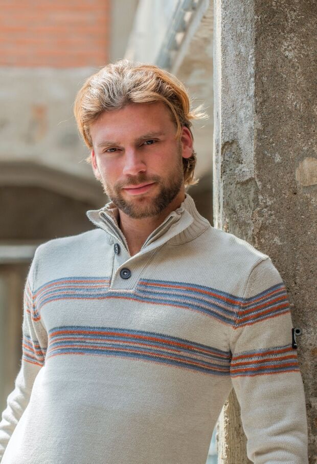 W10440/Teppo men licht beige