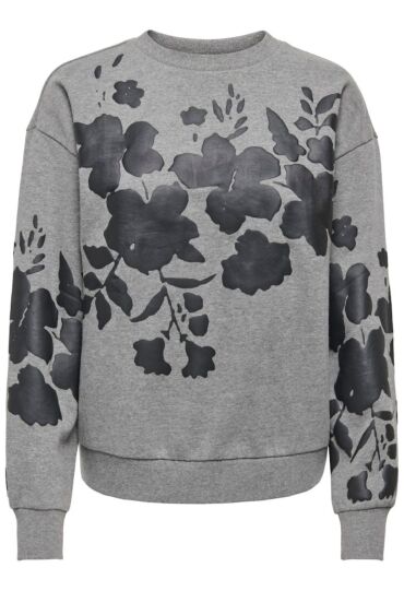 JDY 15361321 Medium Grey Melange/BLACK FLOWER 179075002 JDY 15361321 Medium Grey Melange/BLACK FLOWER 179075002